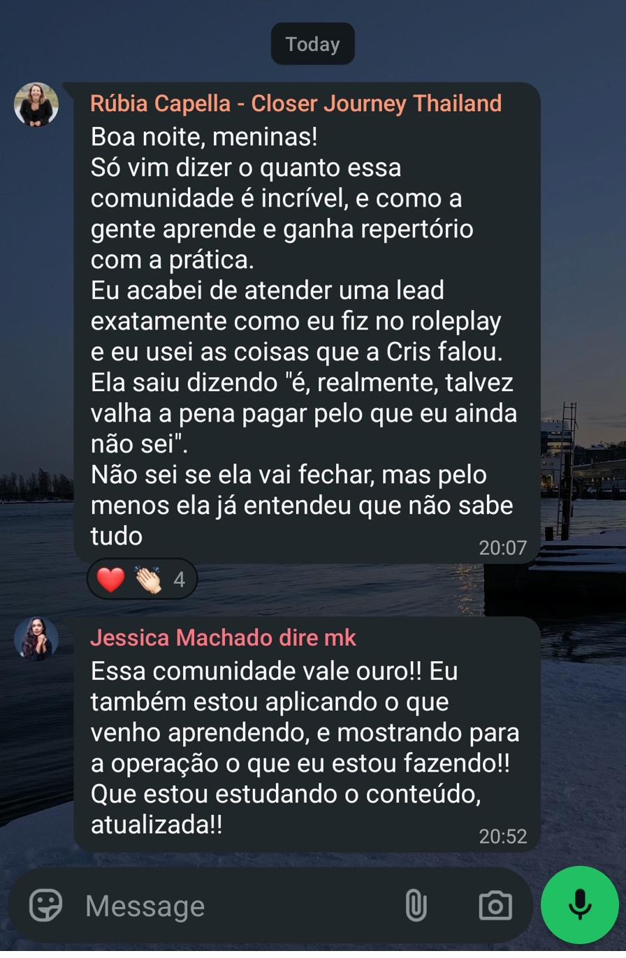 Depoimento de mentorada