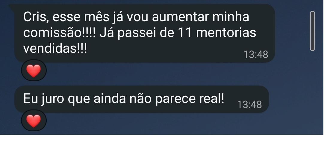 Depoimento de mentorada