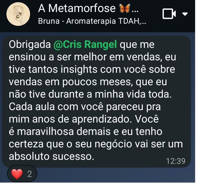 Depoimento de mentorada